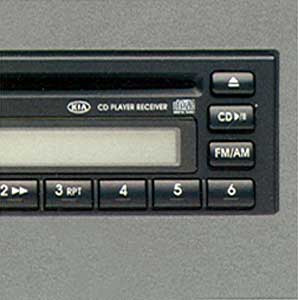 1998 Kia Sephia AM/FM CD Stereo 1K2AA-66860C