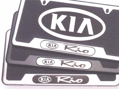 2007 Kia Rio License Plate Frame