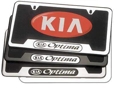 2004 Kia Optima License Plate Frame UT010-AY105BK