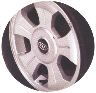 2005 Kia Rio Five-Spoke Wheel 52910-FD500