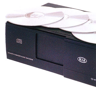2004 Kia Rio CD Changer UR010-AY840KT