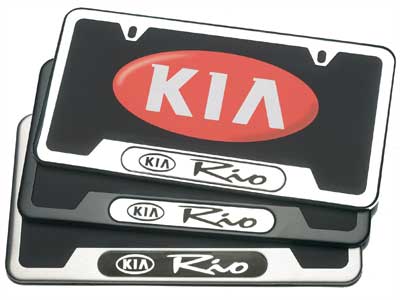 2004 Kia Rio License Plate Frame