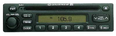 2002 Kia Sportage AM/FM CD Radio 1K08A-66860C