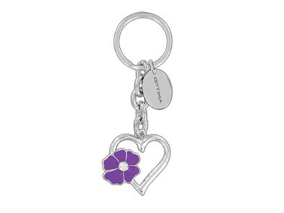 2014 Kia Optima Key Chain -Flower Heart with Optima Tag UQ011-AY732