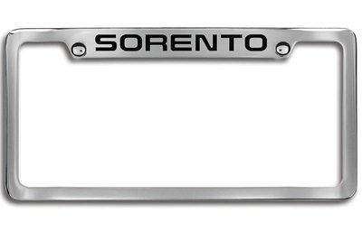 2017 Kia Sorento License Plate Frame, Chrome - Upper Logo UR013-AY002XM