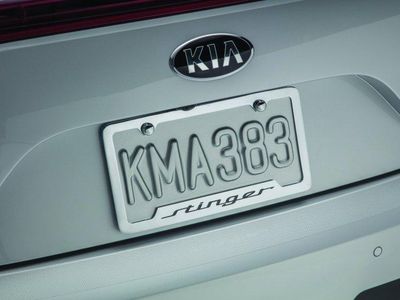 2018 Kia Stinger License Plate Frame, Lower Logo UR017-AY002CK